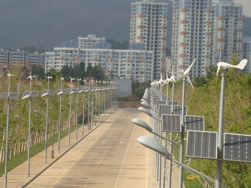 昆明风光互补路灯案例